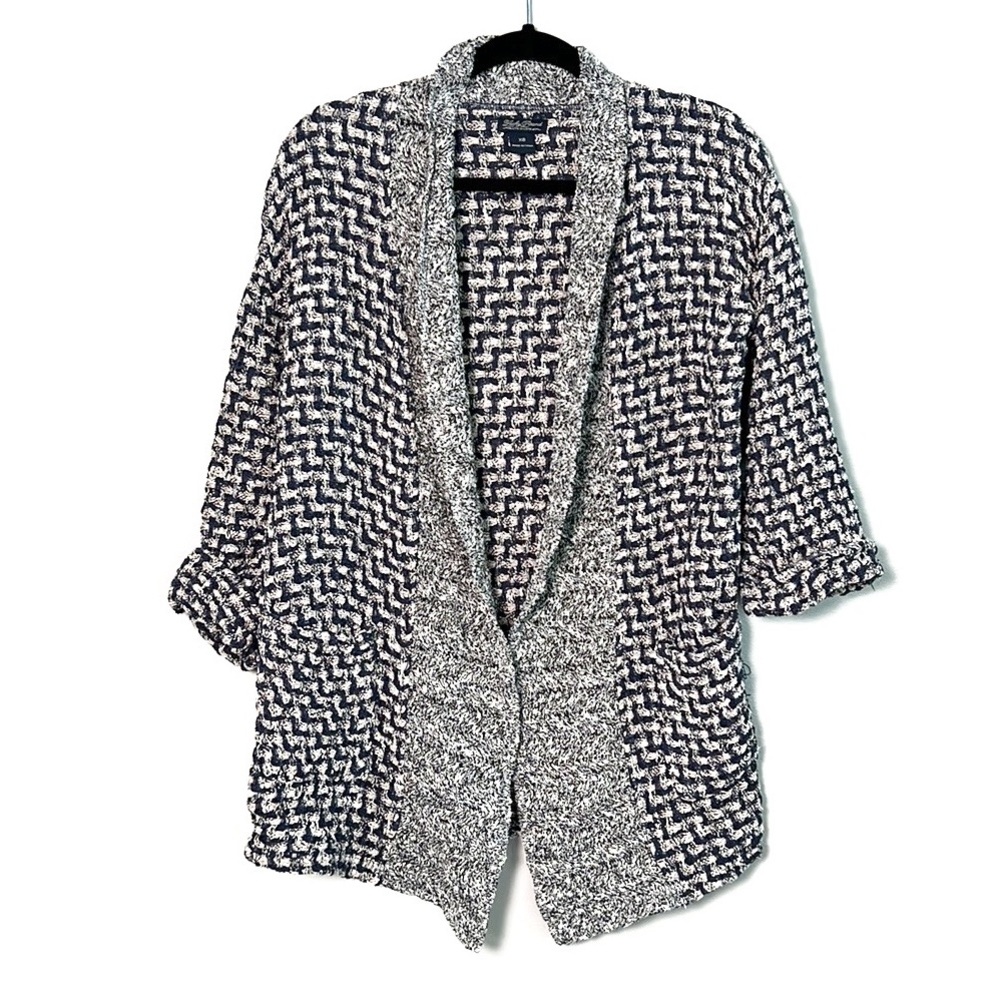 LUCKY BRAND Classic Cuff Sleeve Open Front Knit Cardigan size XS